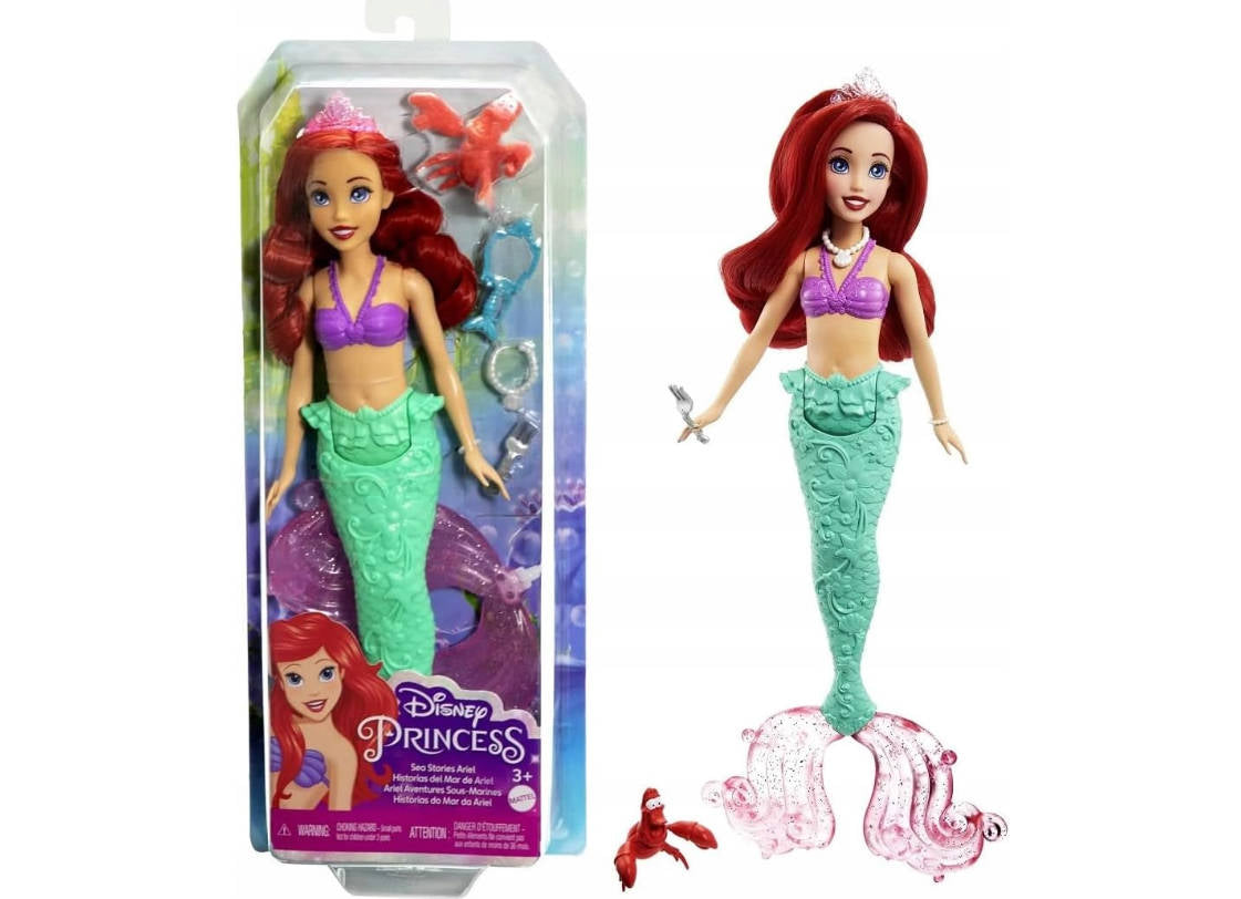 BARBIE DOLL MERMAID DISNEY PRINCESS MATTEL